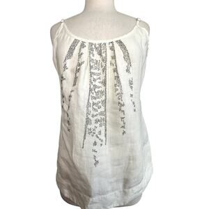 Eileen Fisher- Linen Sequin Tank - XL (NWOT)